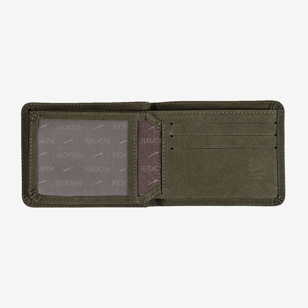 Carteira Masculina Verde Militar em Nobuck - Image 3