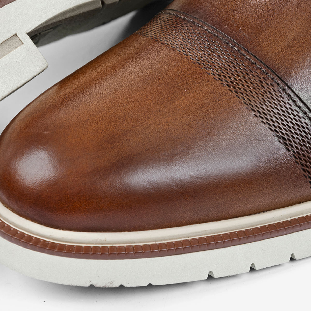 Sapato Masculino de Couro Whisky Firenze | Ferracini - Image 4