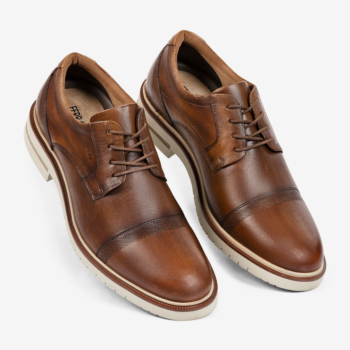 Sapato Masculino de Couro Whisky Firenze | Ferracini - Image 2