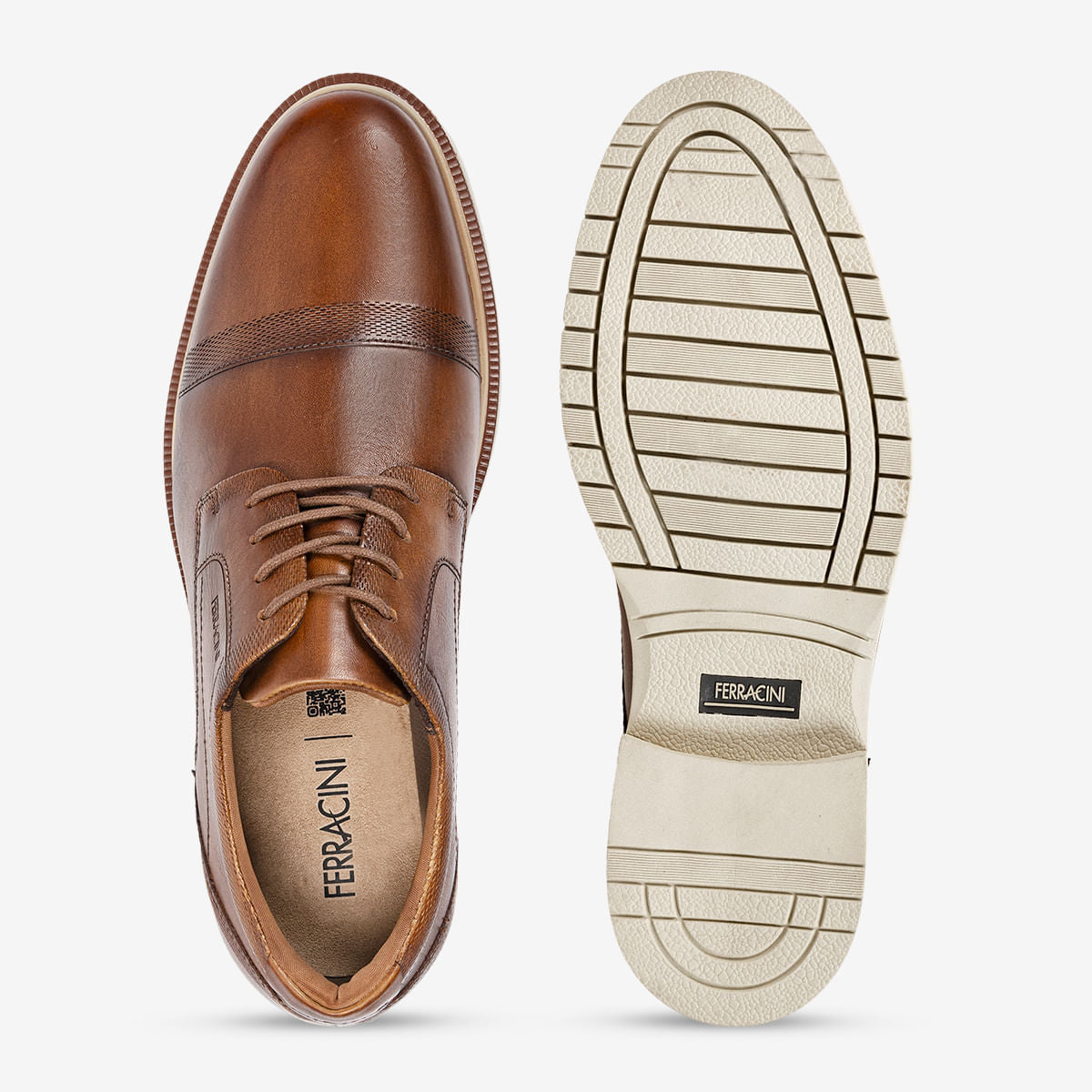 Sapato Masculino de Couro Whisky Firenze | Ferracini - Image 3