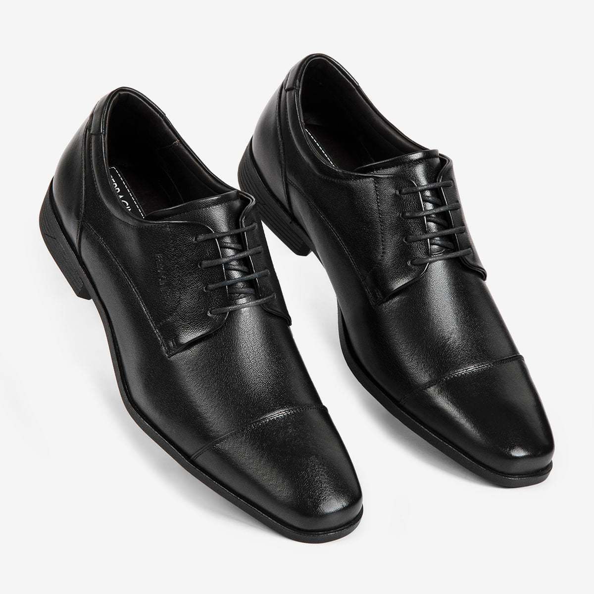 Sapato Masculino de Couro Preto London | Ferracini - Image 2