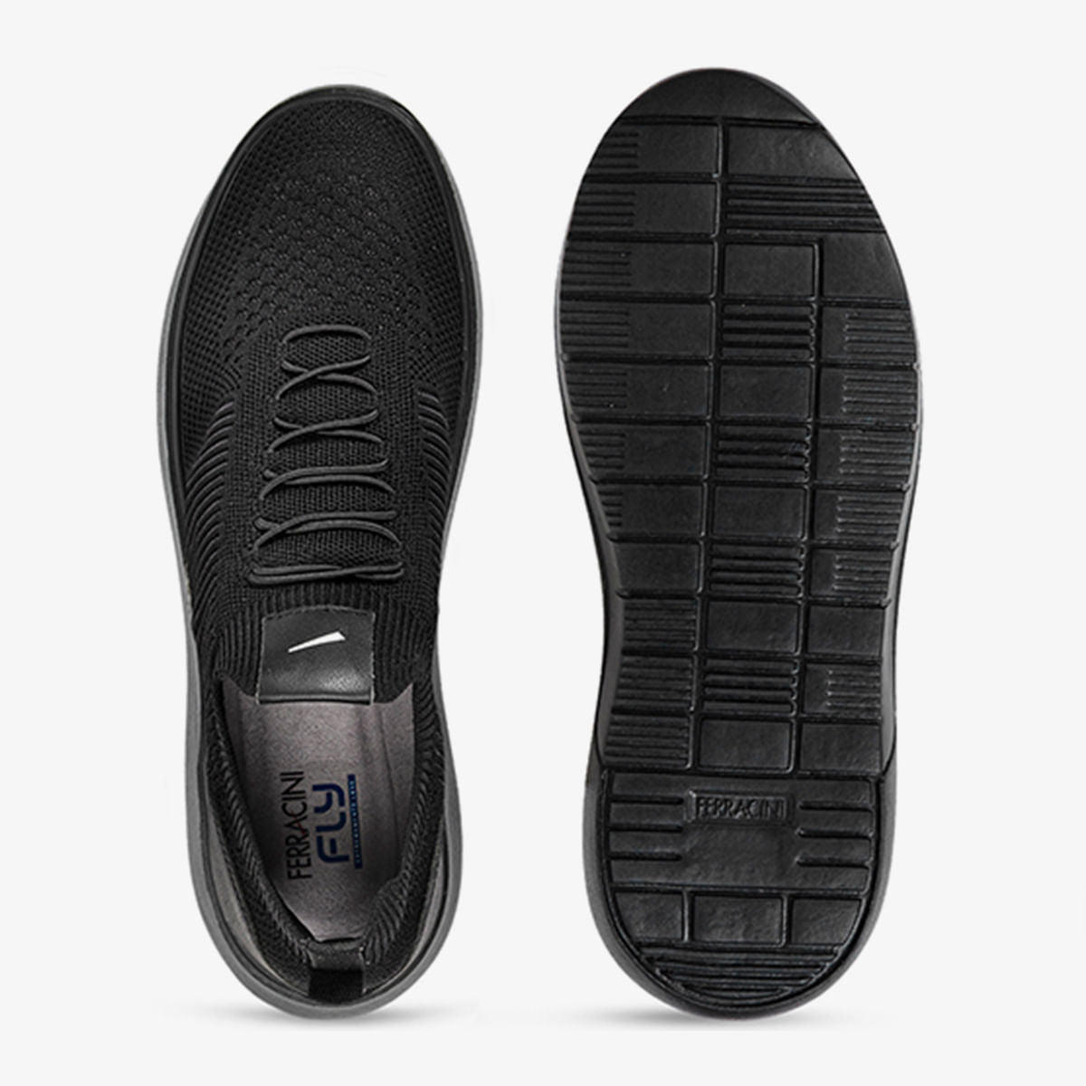 Sneaker Masculino em Knit Preto Energy | Ferracini - Image 4